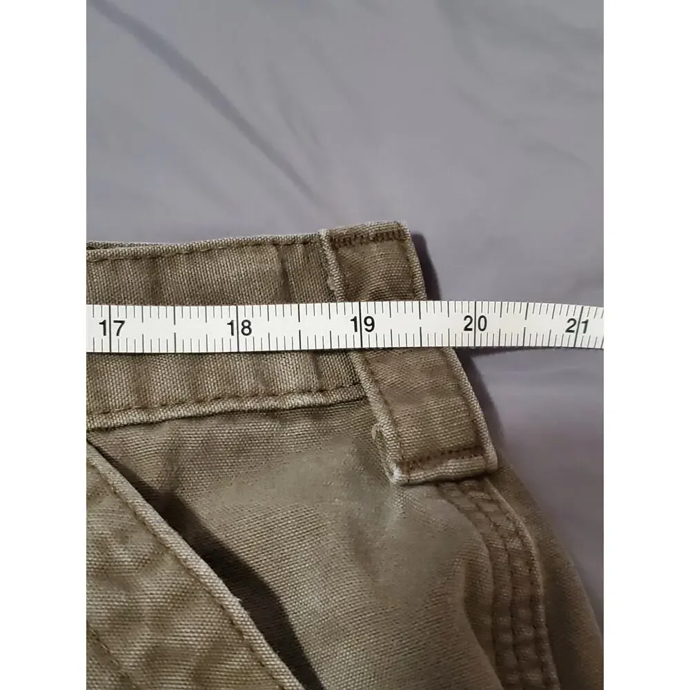 Carhartt B147 LBR Men’s Work Shorts Size 40 Brown Original Fit Cotton